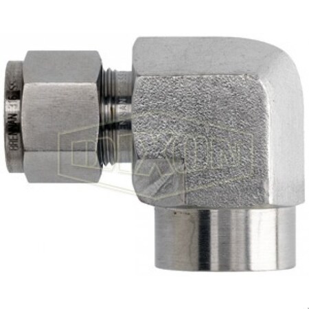 Dixon The Right Connection Instrumentation Elbow, 1/2 in x 1/2-14, Tube x FNPT, 316 SS, Domestic 8-DFE-8
